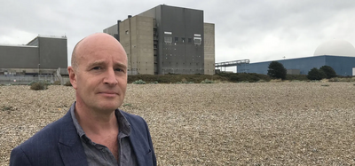 Andrew T at Sizewell beach